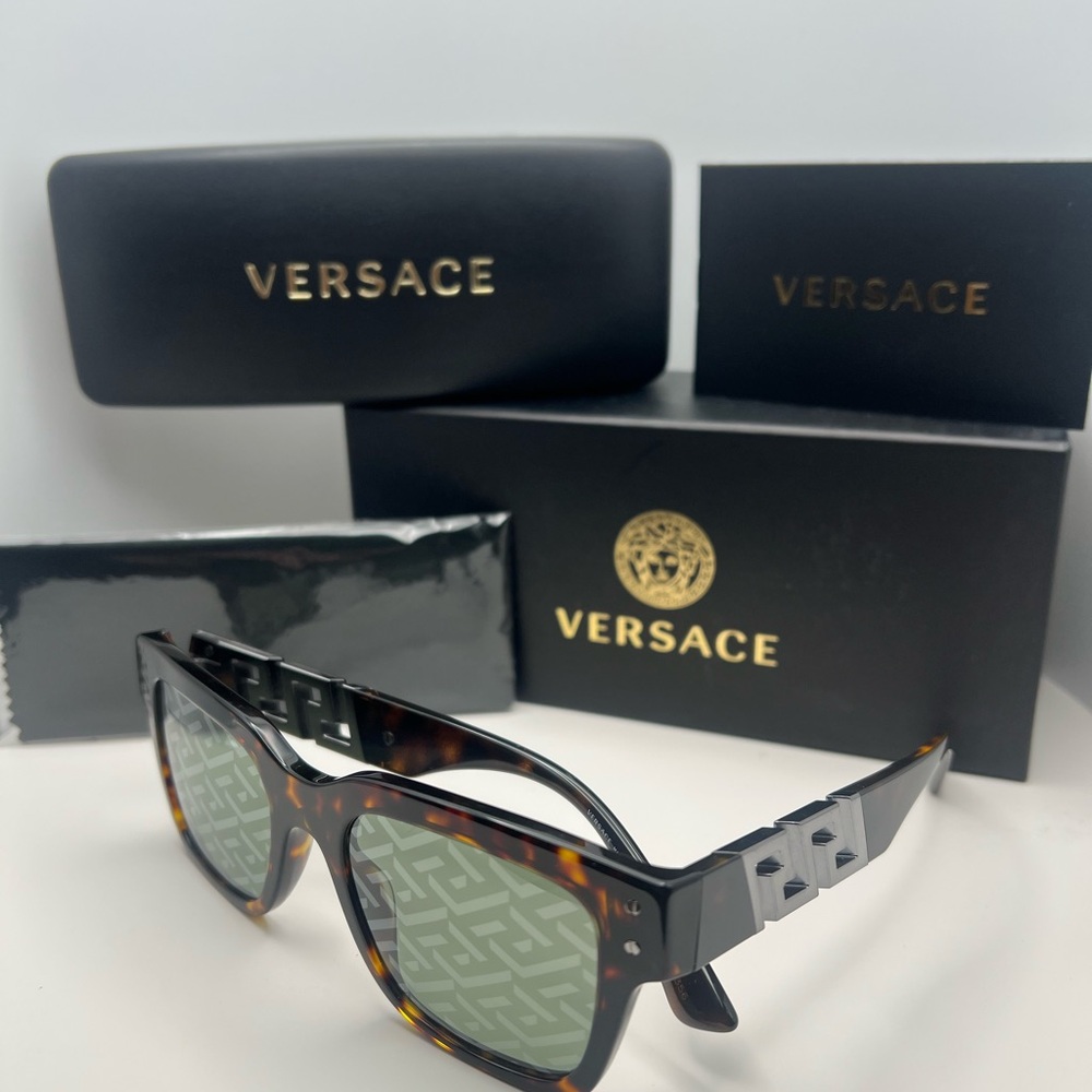 Versace Brown and Black Sunglasses